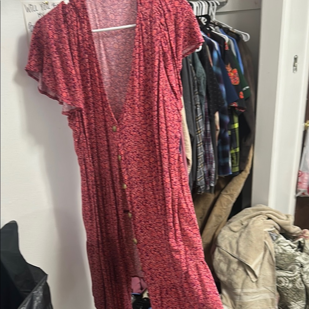 Floral Button-Down Dress